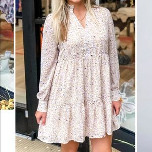 Karlie dress - floral tiered short dress. Never worn. No tag